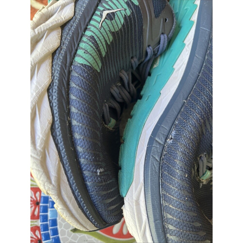Hoka One One Arahi 2 Womens 8 Blue Teal Running Sneakers 1019276 PVIN - Picture 9 of 10